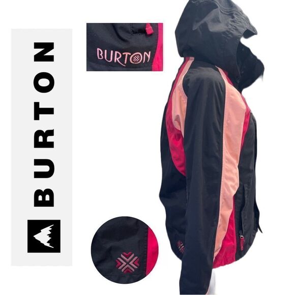 Burton Girls Black and Pink Winter‎ Snow/Ski Jacket - Size L - Picture 2 of 9